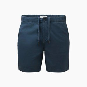 Onia Garment Dye E-Waist Chino Shorts in Dark Denim Blue L and XL NWT
